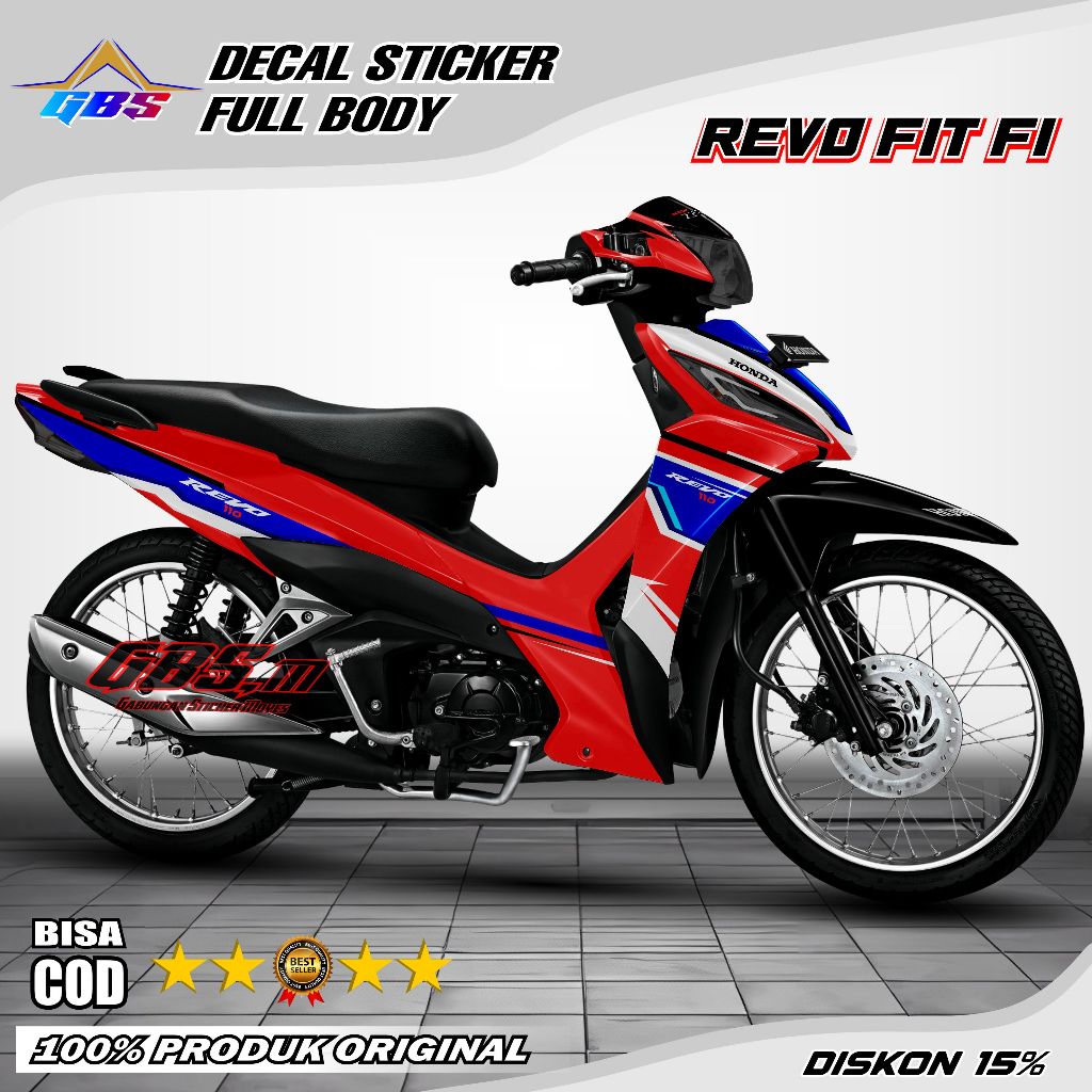 (COD) Revo FIT FI Decal Stiker Variasi Revo FIT FI Fullbody - Stiker Variasi Revo X Fullbody Terbaru