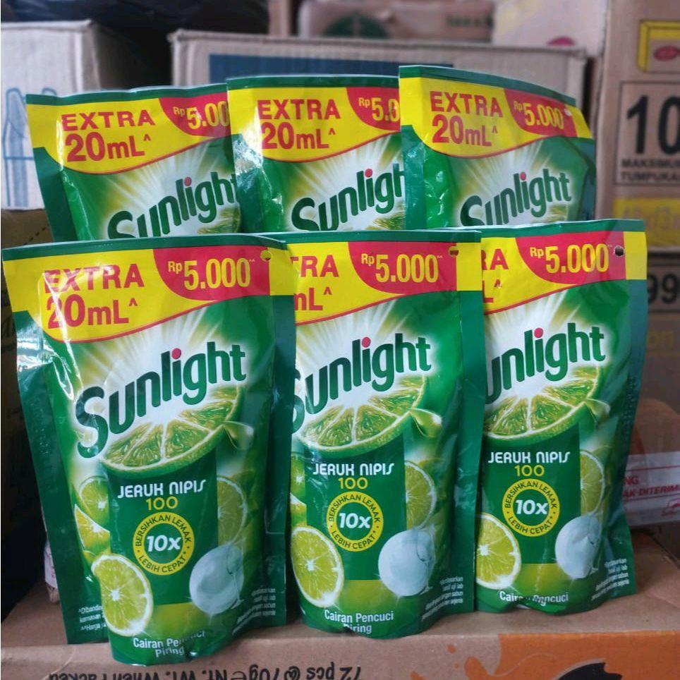sunlight 230 ml |sabun cuci piring sunlight kemasan pouch 230ml
