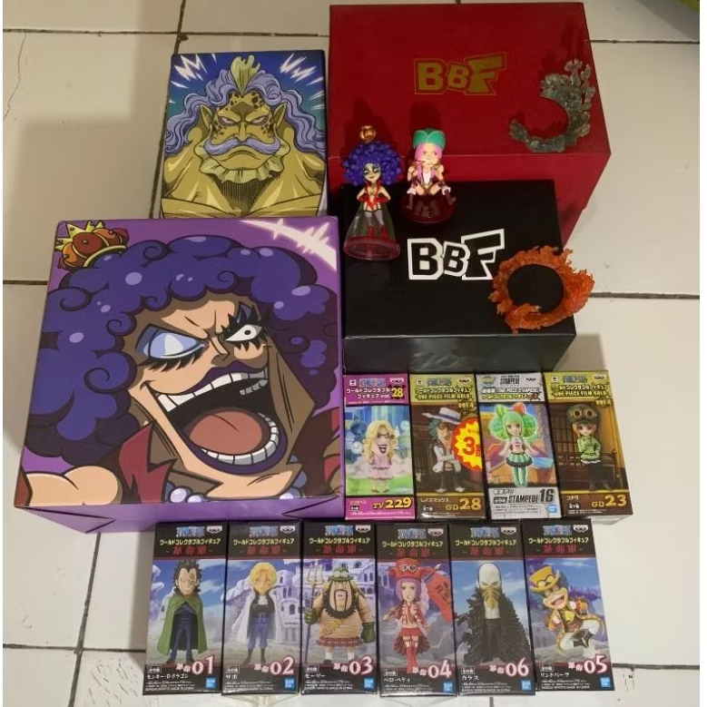 WCF set Revo Army One Piece Figure | Revolutionary MBH Dragon Sabo Koala Ivankop Kuma Hack Yz G5 BBF