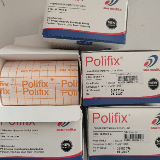 Plester Penutup Luka Polifix 10x5m - Plester Polifix
