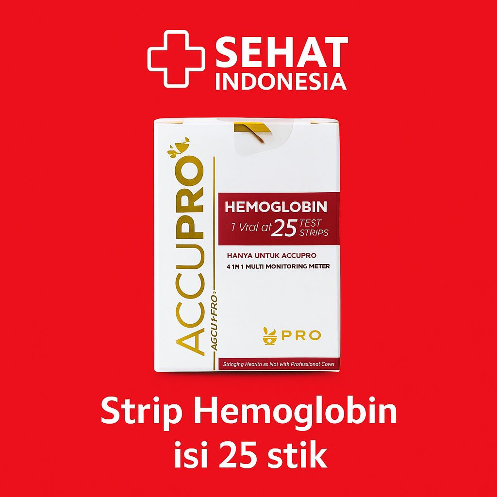 Strip Hemoglobin (HB) ACCUPRO Murah / Stik HB Accupro