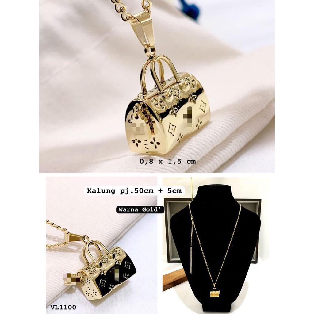 Kalung Titanium Bandul Tas