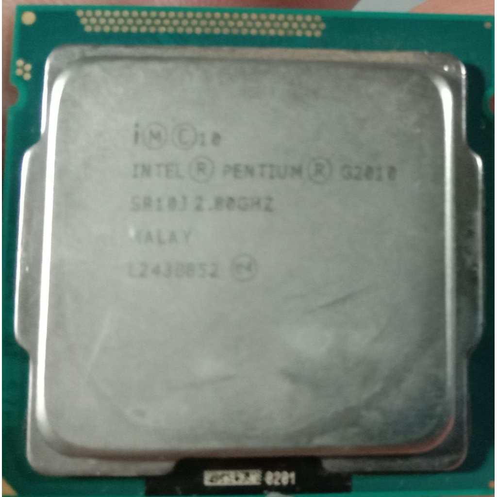 prosesor seri G untuk mobo H61 socket 1155 kondisi normal