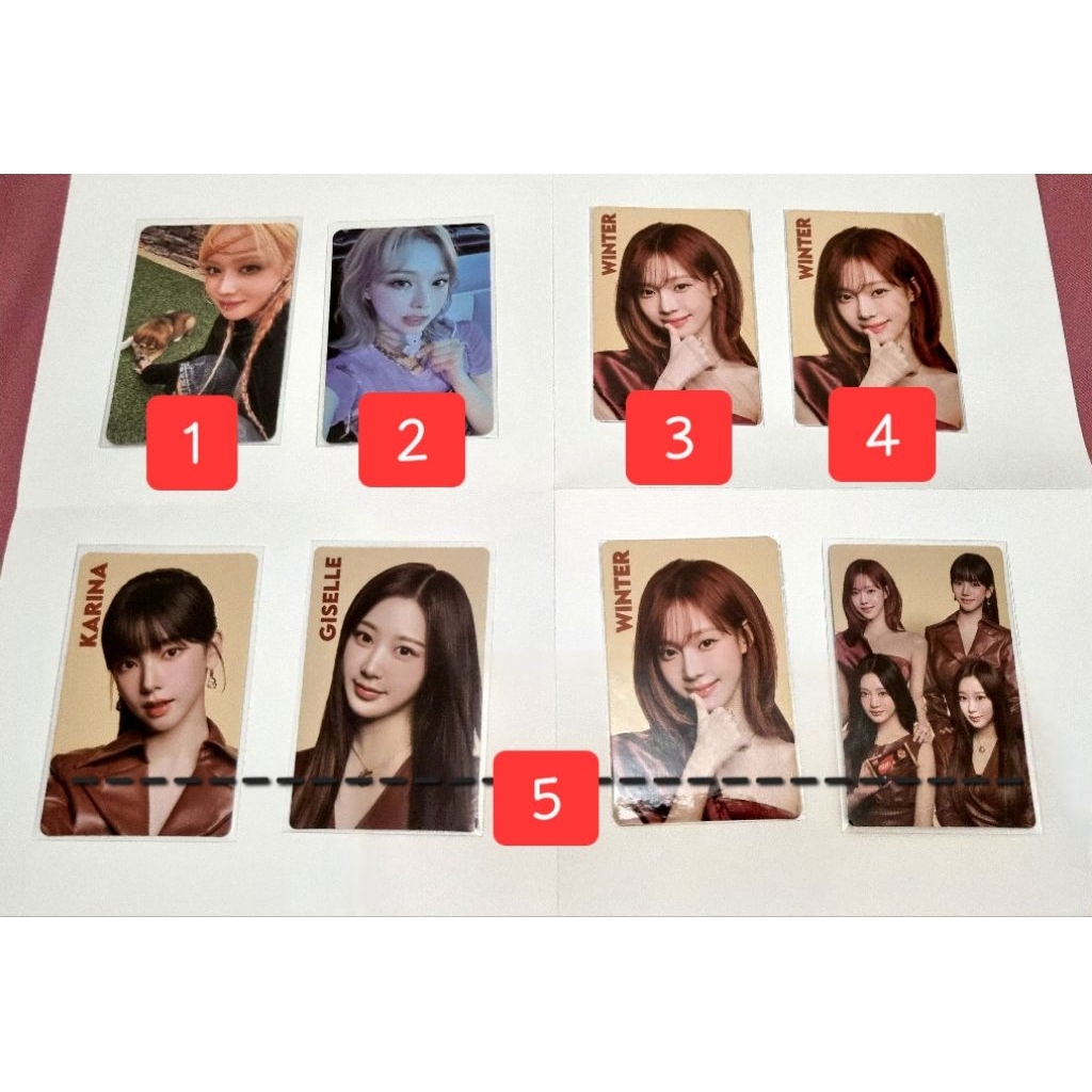 PC aespa | Photocard aespa