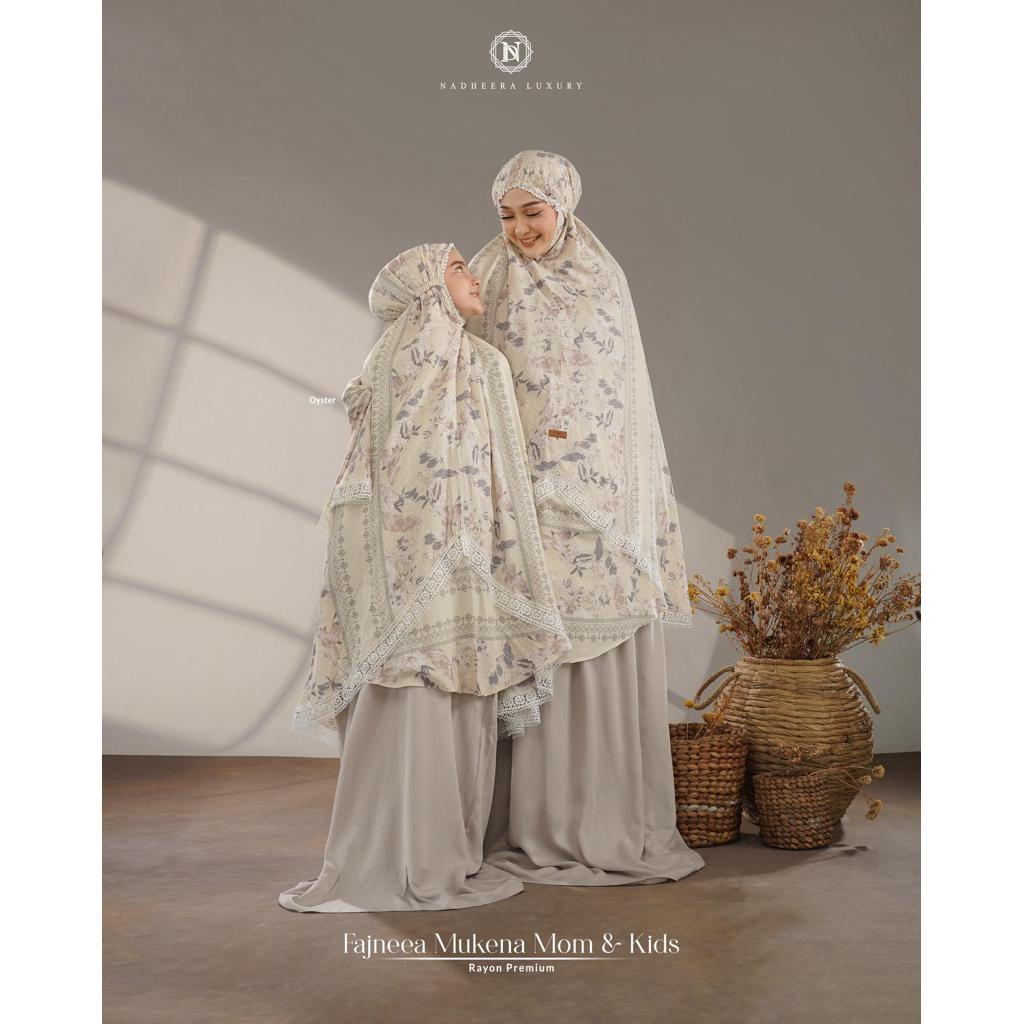 FAJNEEA MUKENA DEWaSA DAN ANAK BY NaDHEERA LUXURY / MUKENA NADHEERa LUXURY