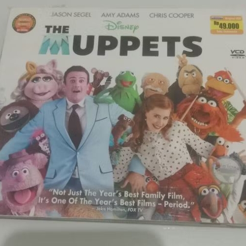 VCD Original Animasi The Muppets Feat Amy Adams Teks Indonesia