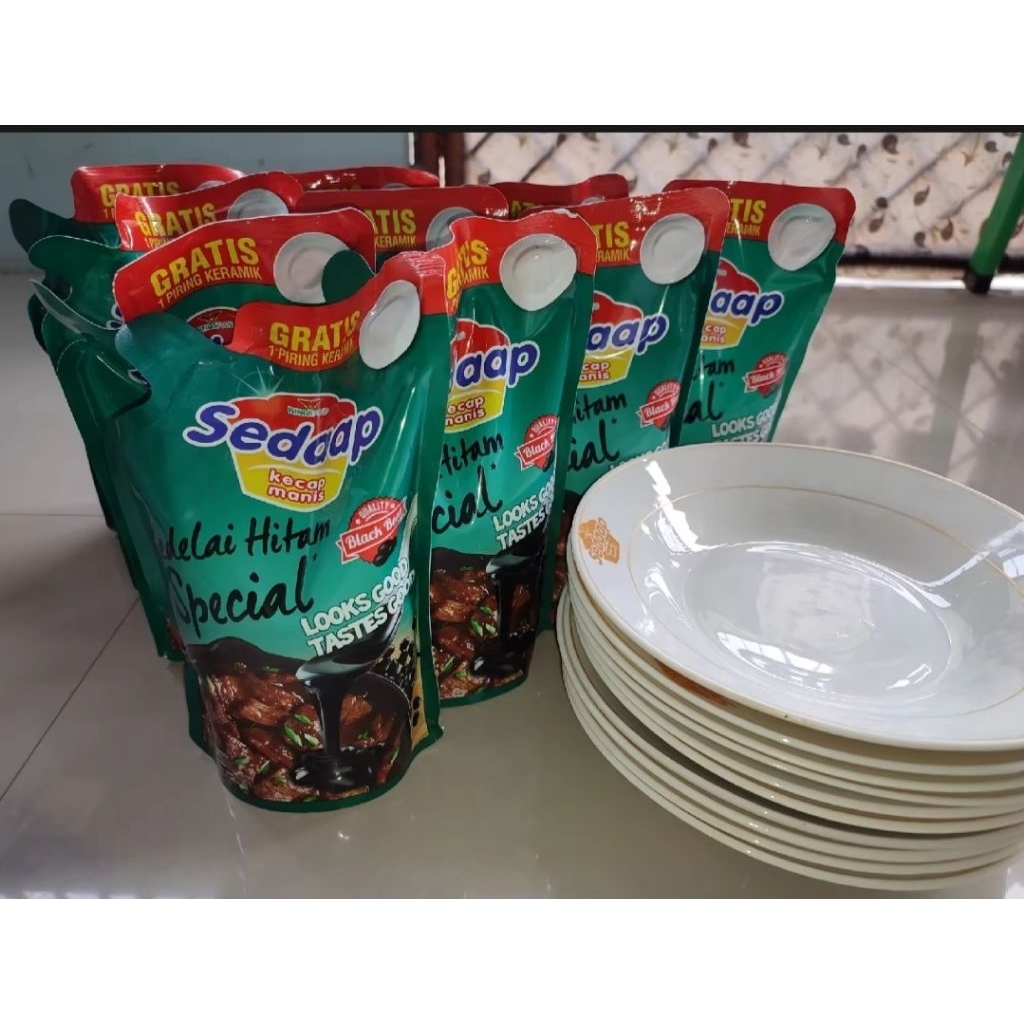 Sedap Kecap Manis Kedelai Hitam Pilihan berhadiah Piring Kramik Cantik