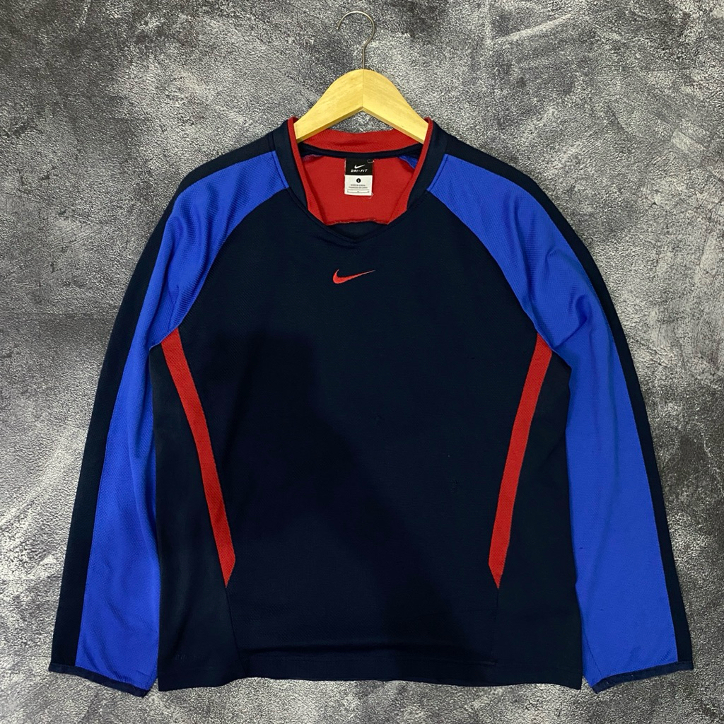 JERSEY NIKE CENTER BORDIR VINTAGE COLOURBLOCK SECOND ORIGINAL