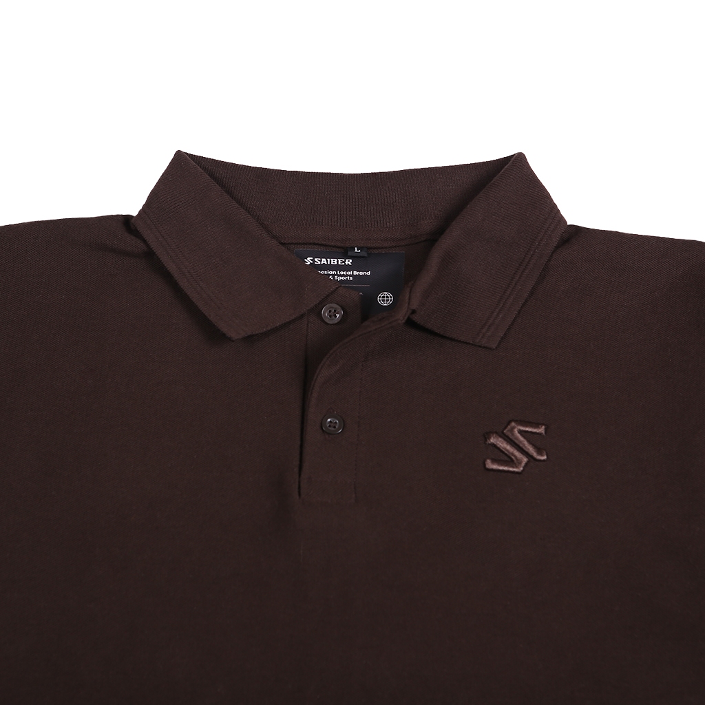 Saiber - Polo Shirt Pria Bahan Tebal Adem