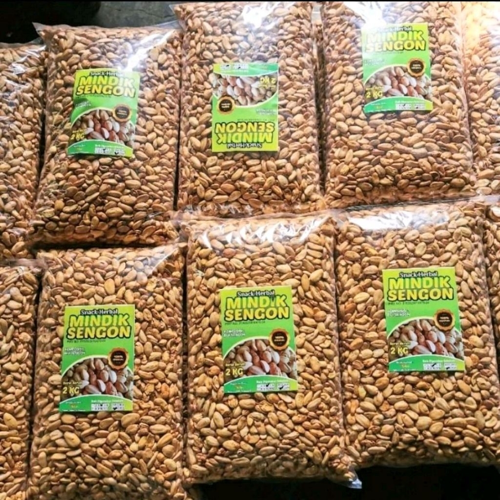 Biji Kacang Kedawung Goreng 1 Kg Siap Makan Mindik Trembesi Sengon