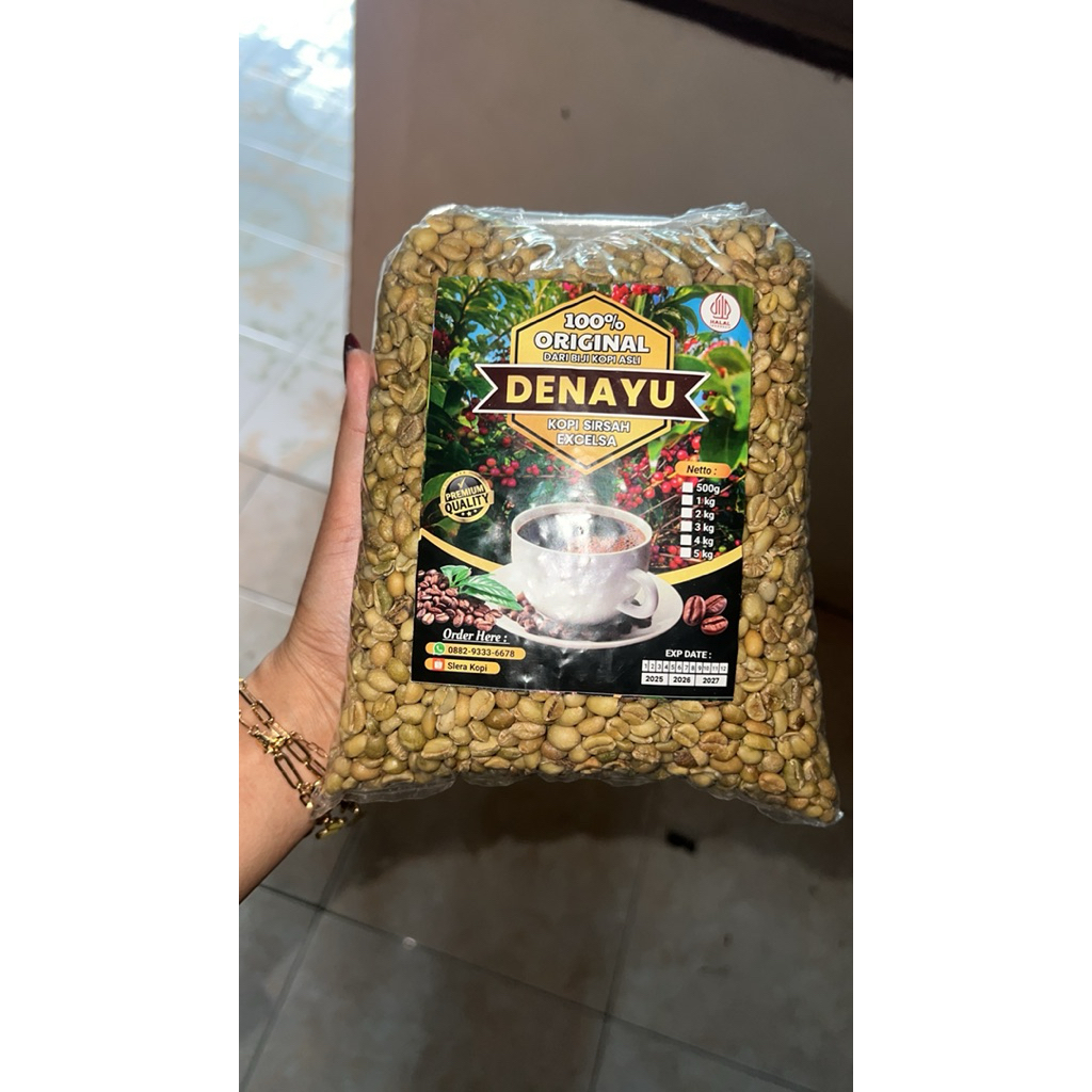 KOPI EXCELSA - Green Bean Kopi Nangka / Kopi Liberika / Kopi nangka / Kopi sirsah / Kopi WANGI 1Kg