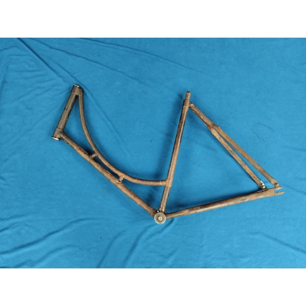 Frame sepeda onthel tua unik sanggan dua