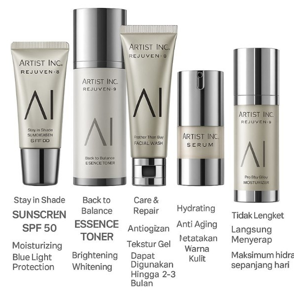 ARTIST INC Paket Skincare REJUVEN-8