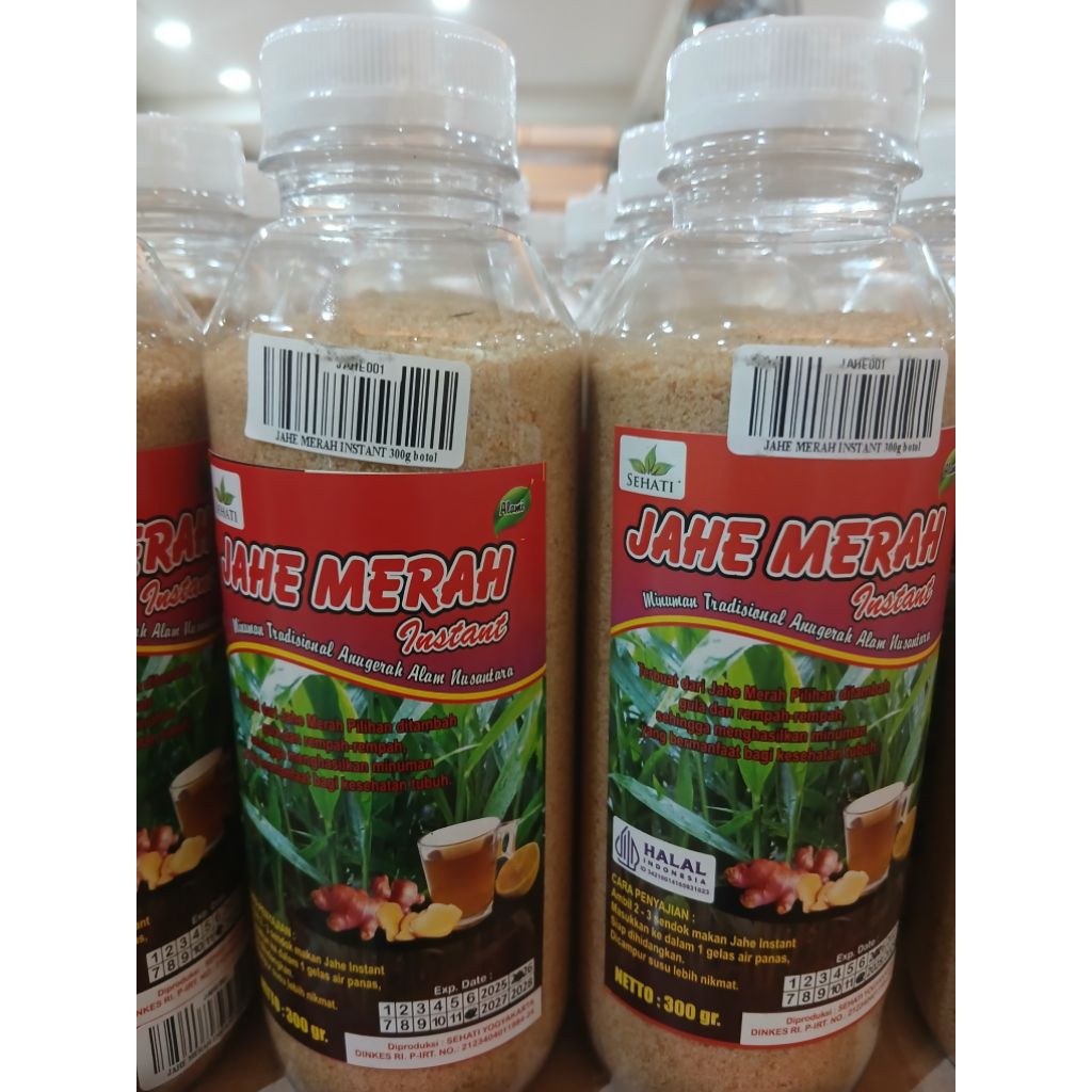 Jahe Merah Bubuk Botol