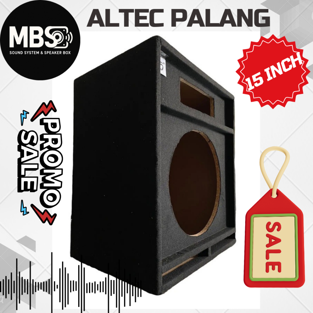 MBSound BOX SPEAKER SERBA 15 Inch Altec, Kotak, Dobel Woofer Subwoofer Horeg Bass empuk Full karpet 