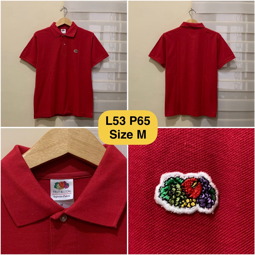 Poloshirt Fruit Of The Loom Original