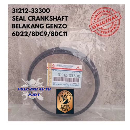 OIL SEAL CRANKSHAFT KRUK AS BELAKANG FUSO 6D22 31212-33300