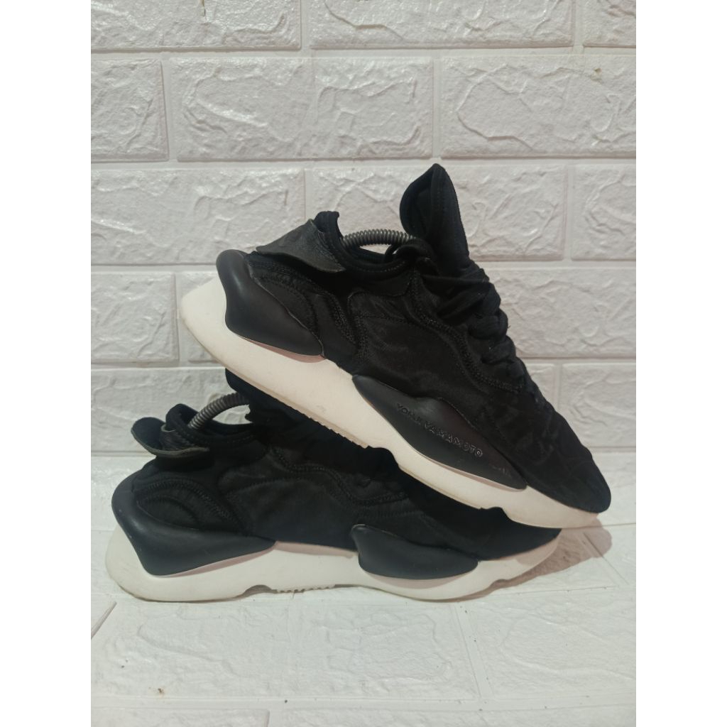 Sepatu Sneakers 4dd4s Y-3 Kaiwa black white size - 43,5