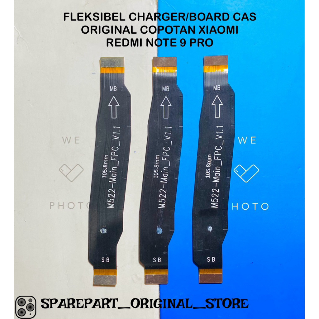 FLEKSIBEL CHARGER/CAS BOARD BAWAH ORI 100% COPOTAN XIAOMI REDMI NOTE 9 PRO