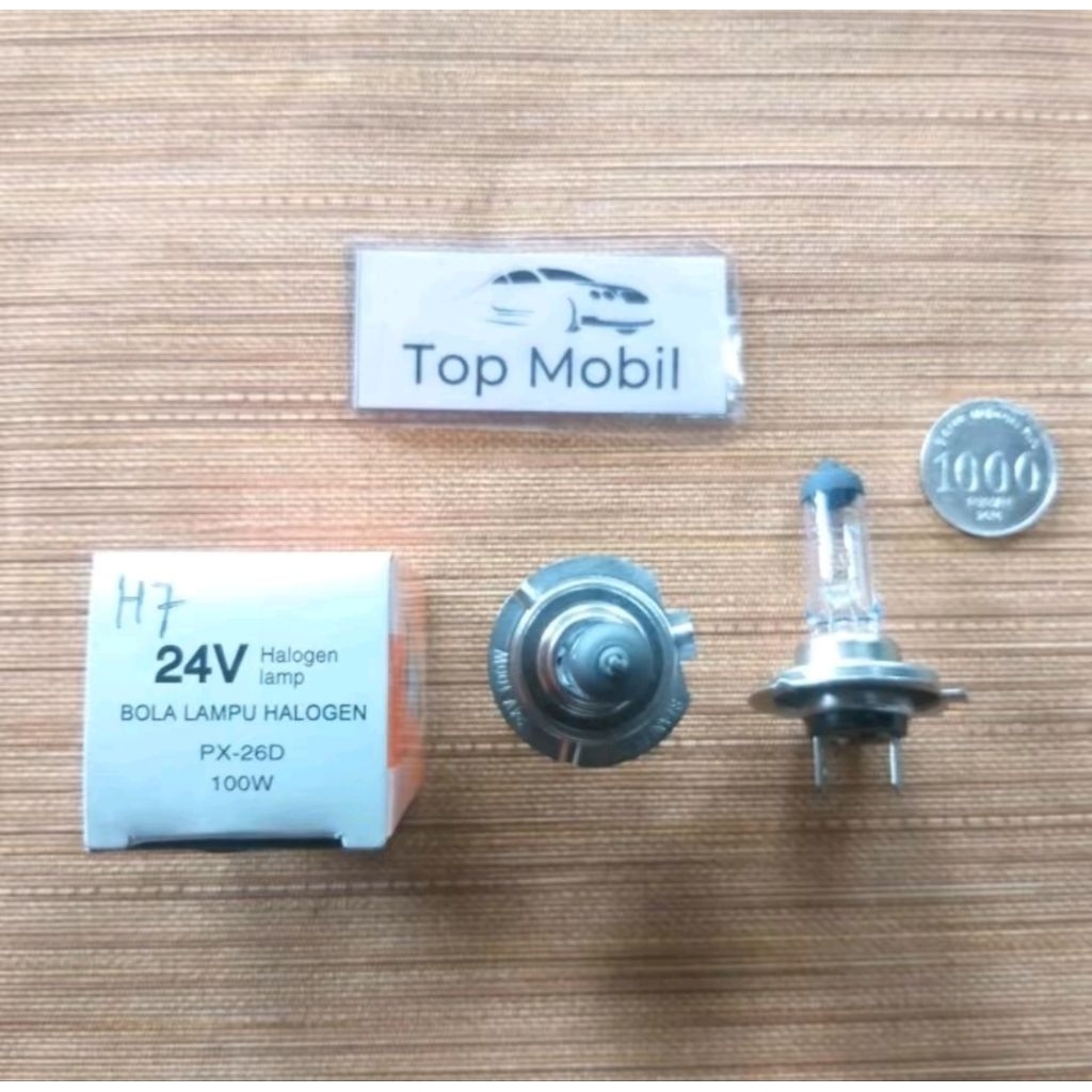 Bohlam halogen H7 24V 70W kode 6004 H7 24V 100W kode 6005 Stanlee Star