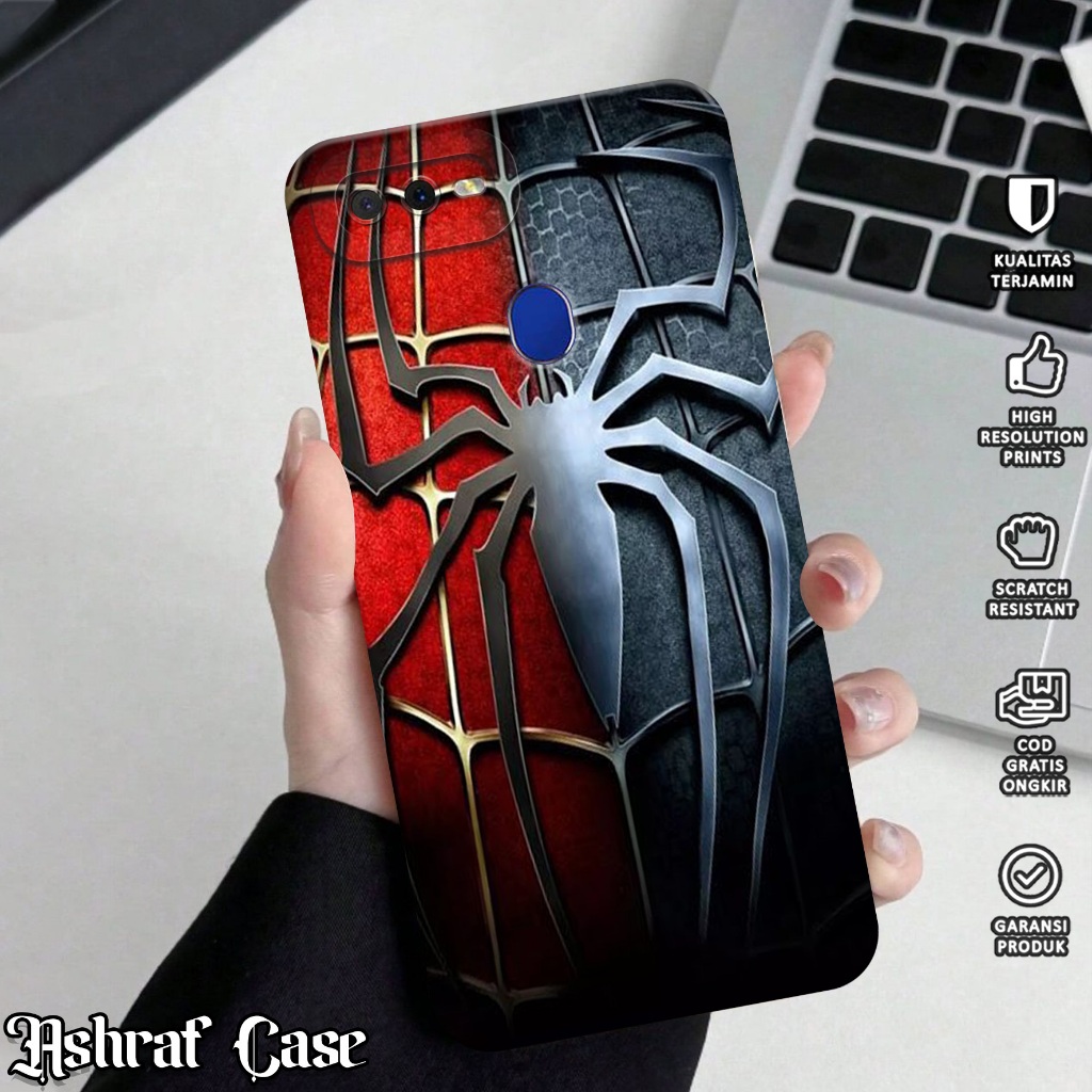 Softcase Hp For Oppo A5S / A12 / A11K / A7 [ BR - SPDRMN ] - Case Hp For Oppo A5S - Kesing Hp For Op