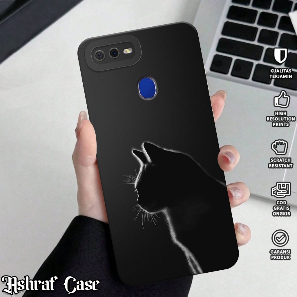 Softcase Hp For Oppo A5S / A12 / A11K / A7 [ CATT ] - Case Hp For Oppo A5S - Kesing Hp For Oppo A12 