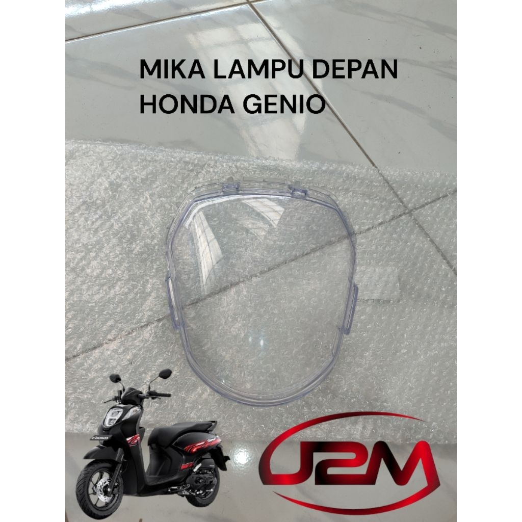 mika lampu depan honda genio
