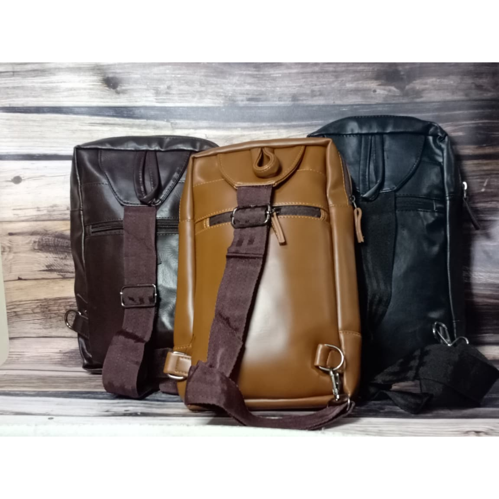 Tas Selempang Pria Distro Original Tas Slempang Keren Laki Laki Cowok Kekinian ELLOSO