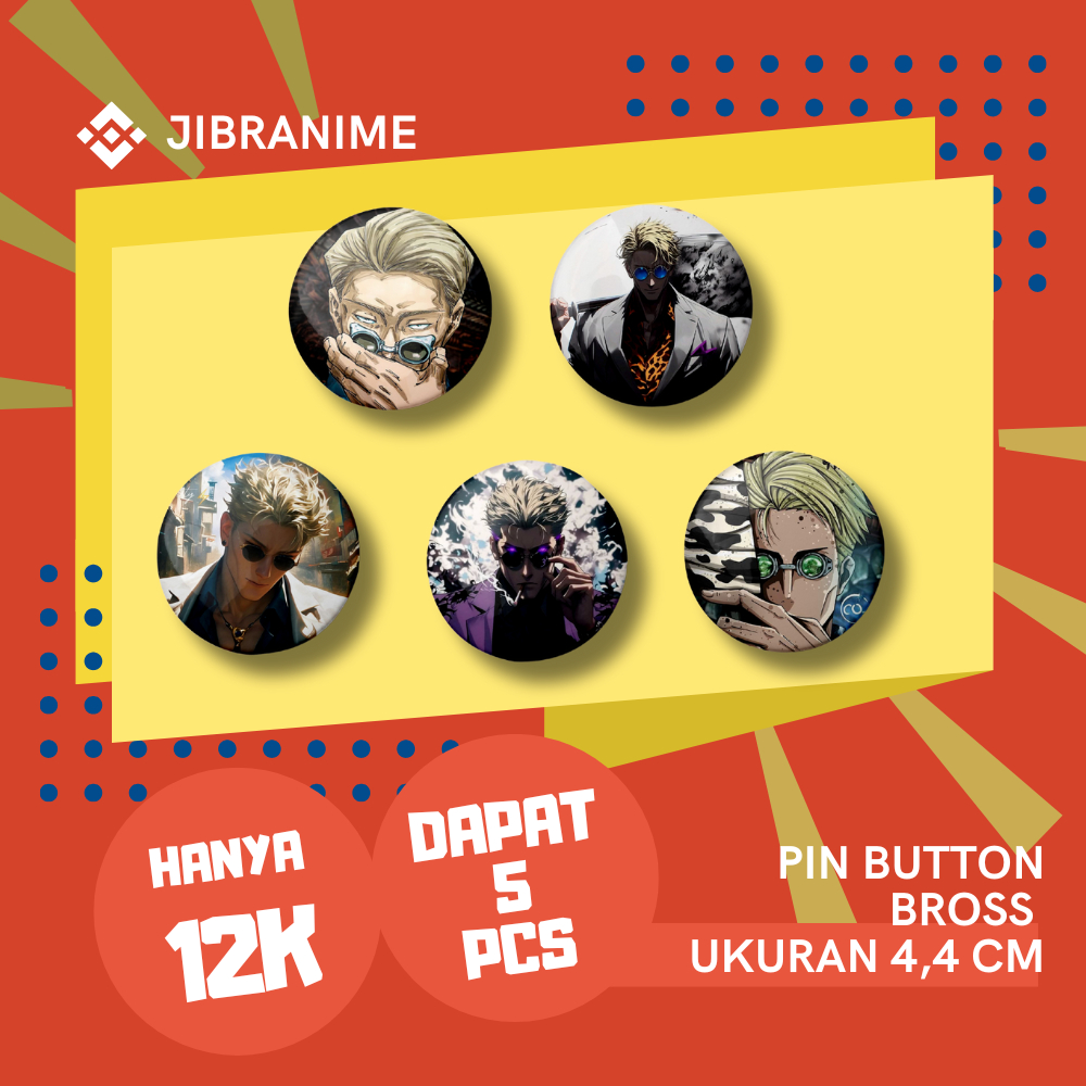 PIN JUJUTSU KAISEN NANAMI/ PIN BUTTON NANAMI JUJUTSU KAISEN/ BROS NANAMI JUJUTSU KAISEN