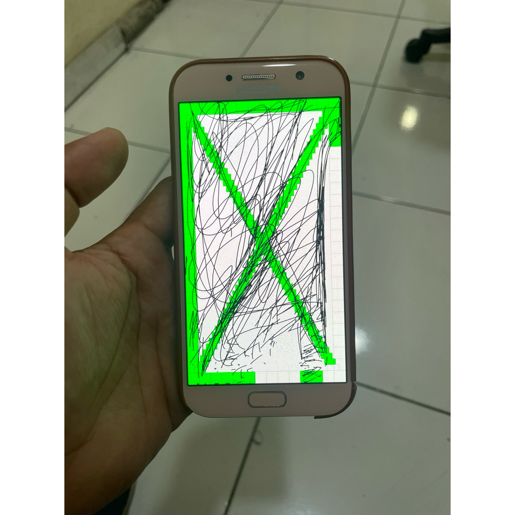 LCD Samsung A5 2017 SEIN. SM-A520F. minus Sebagian tidak bisa sentuh (cek foto)