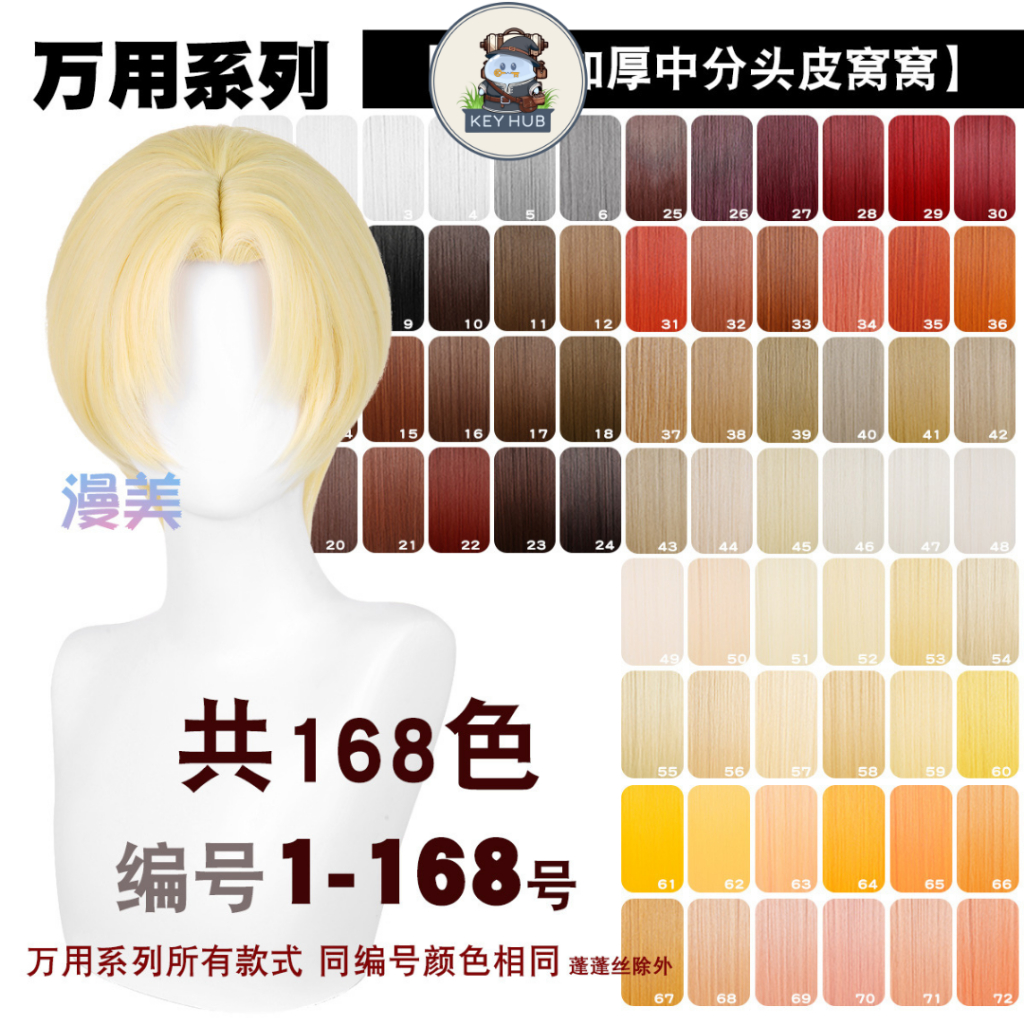 MANMEI  Wig Base 30 CM Center Part Free Wig Cap