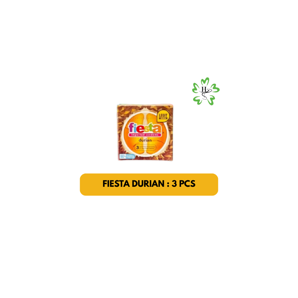 Fiesta durian 3'S (Kondom dengan Aroma & Rasa Durian)