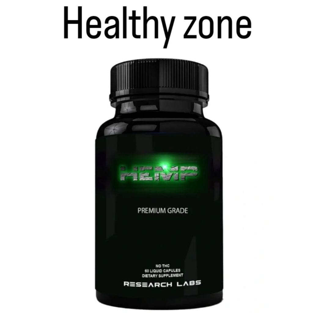 Research Labs Premium Hemp Oil NO THC Minyak rami kaya akan omega-3 dan omega-6, yang bermanfaat bes