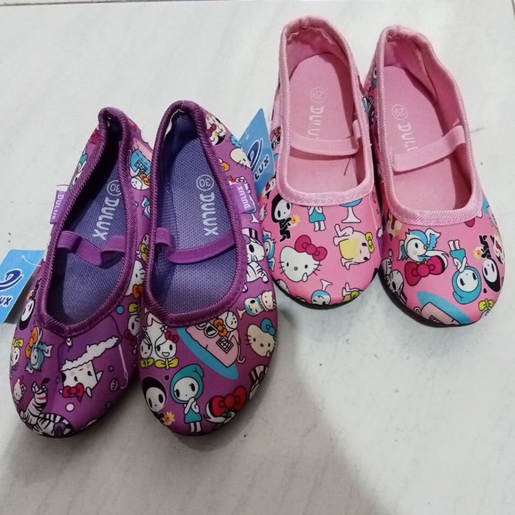 Sepatu Balet (Flat Shoes) Anak Perempuan Dulux Motif Kartun Lucu