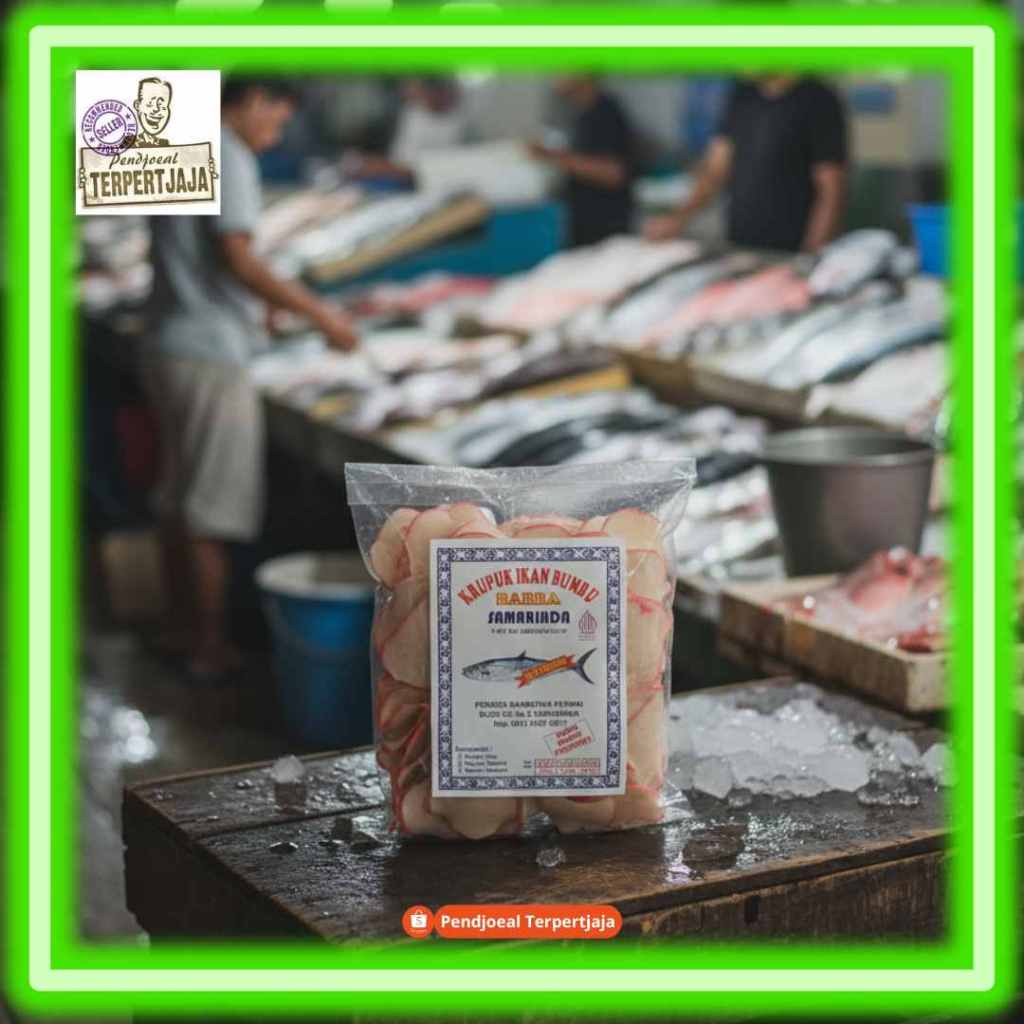 KRUPUK IKAN BUMBU RARRA IKAN TENGGIRI (Mentah)