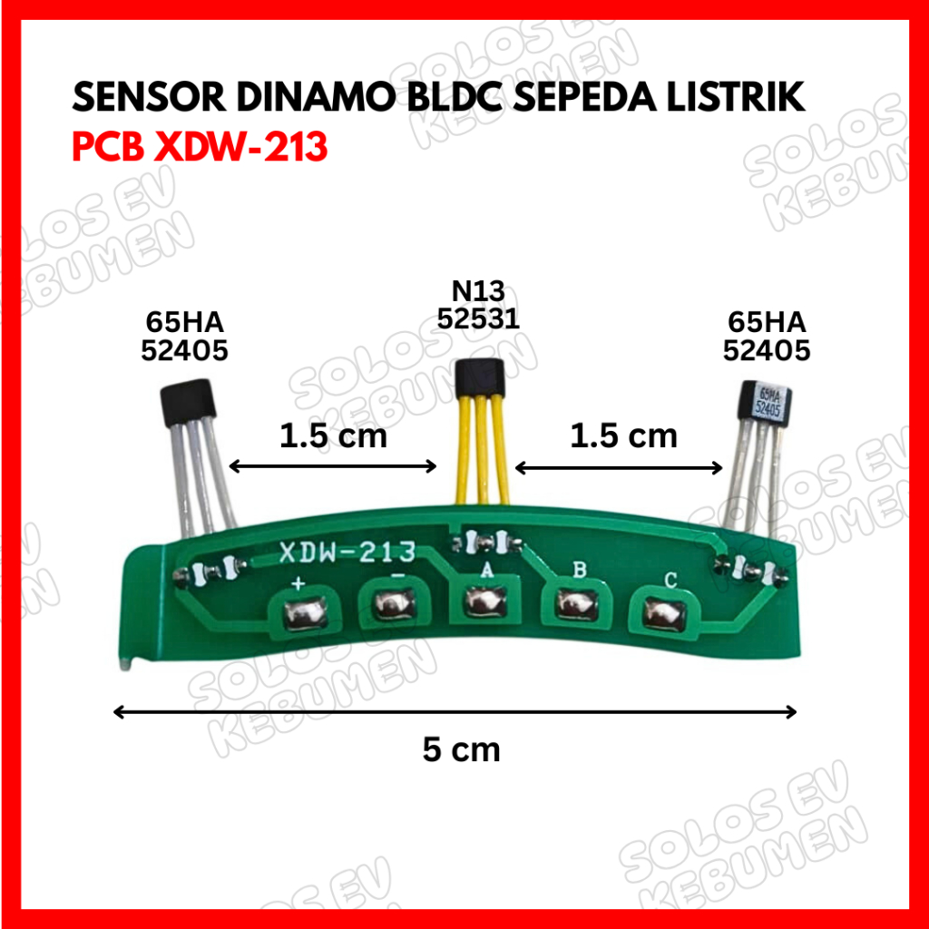 SENSOR DINAMO SEPEDA LISTRIK UWINFLY GODA SELIS VIAR DAN SEMUA MEREK/ Hall Sensor Dinamo UNIVERSAL |