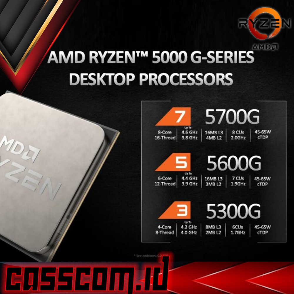 Processor AMD Ryzen 3 5300G Socket AM4 Tray