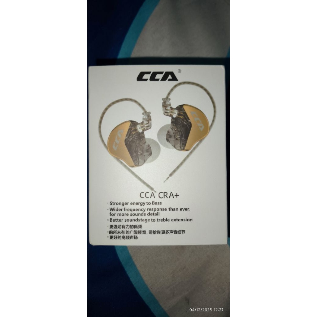 CCA CRA+ HiFi With mic Earphone upgrade from CCA CRA