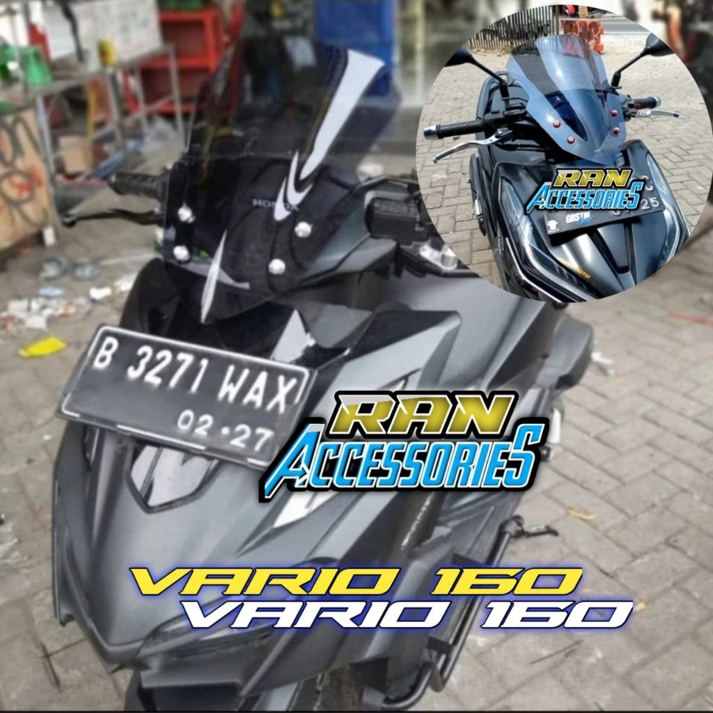 Visor Windshield Vario 160 Vario New 125 150 Pelindung Angin