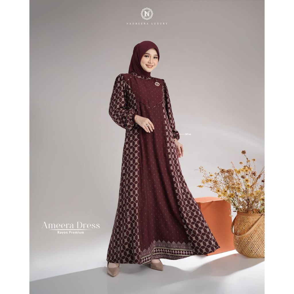 COD BUSANA MUSLIM DRESS & MIDI AMEERA SERIES by NADHEERA LUXURY