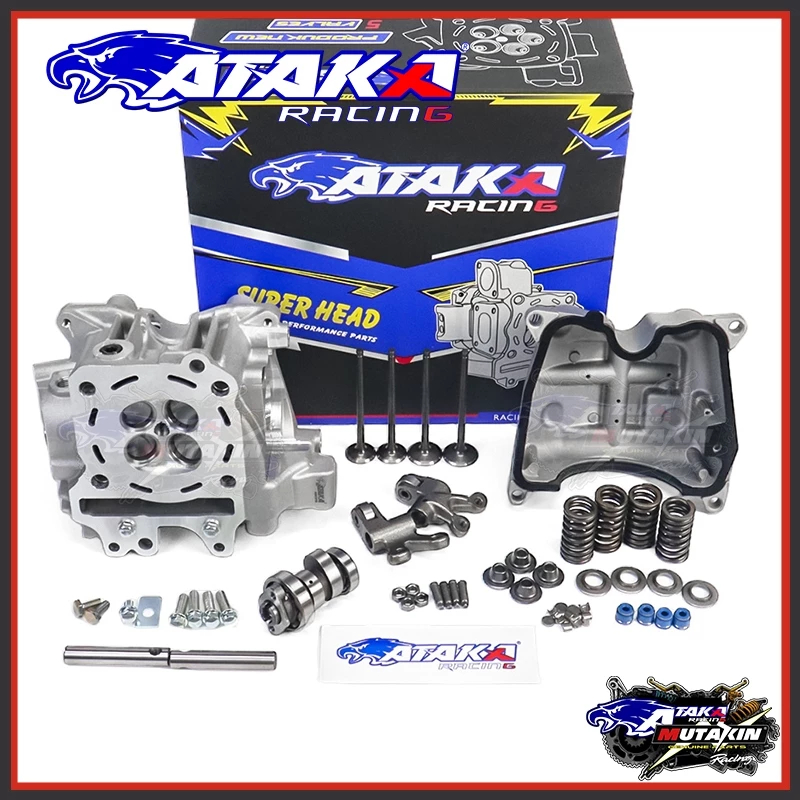 CYLINDER BLOK BLOCK HEAD VARIO 125 VARIO 150 4 KLEP