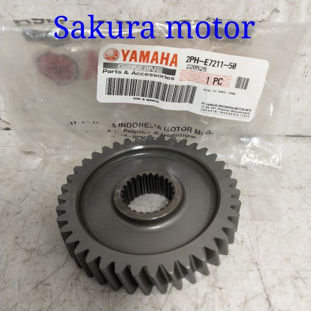 GEAR RASIO BULAT MIO M3/SOUL GT 125 ORIGINAL YAMAHA 2PH-E7211-50