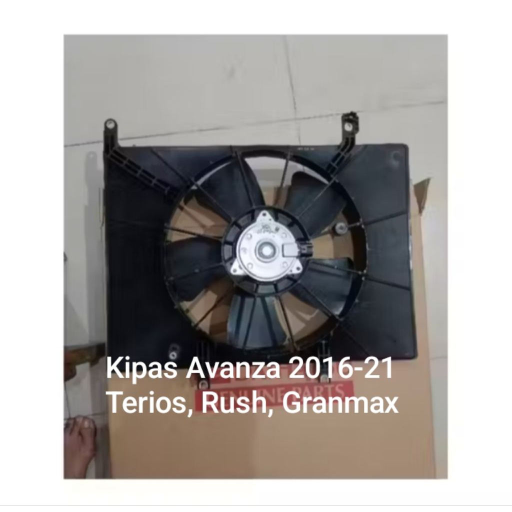 Kipas Radiator ORI Granmax, Avanza 16-21, Terios, Rush, grand max, rumah fan motor
