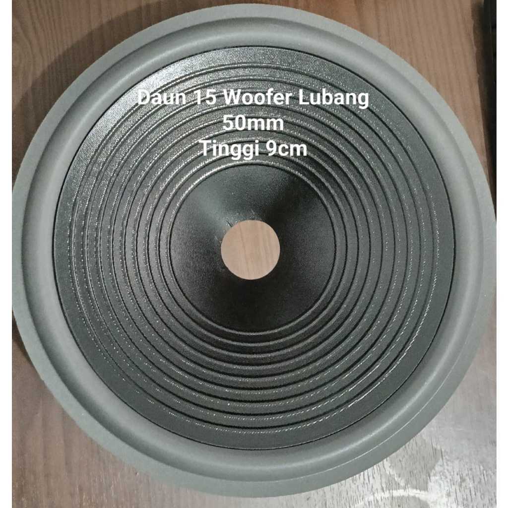 Daun speaker kertas speaker 15inc Woofer lubang 50mm