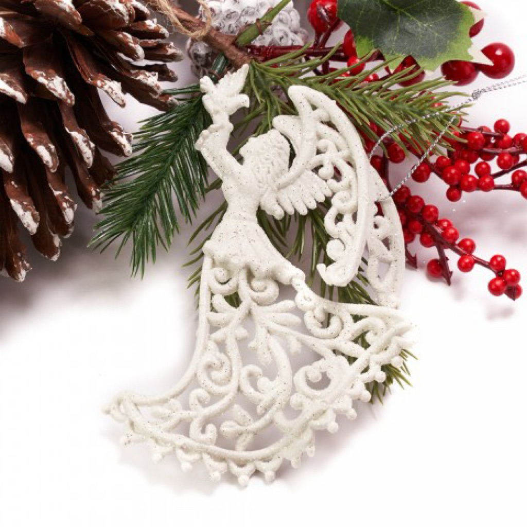 Hiasan Natal Malaikat Merpati Putih