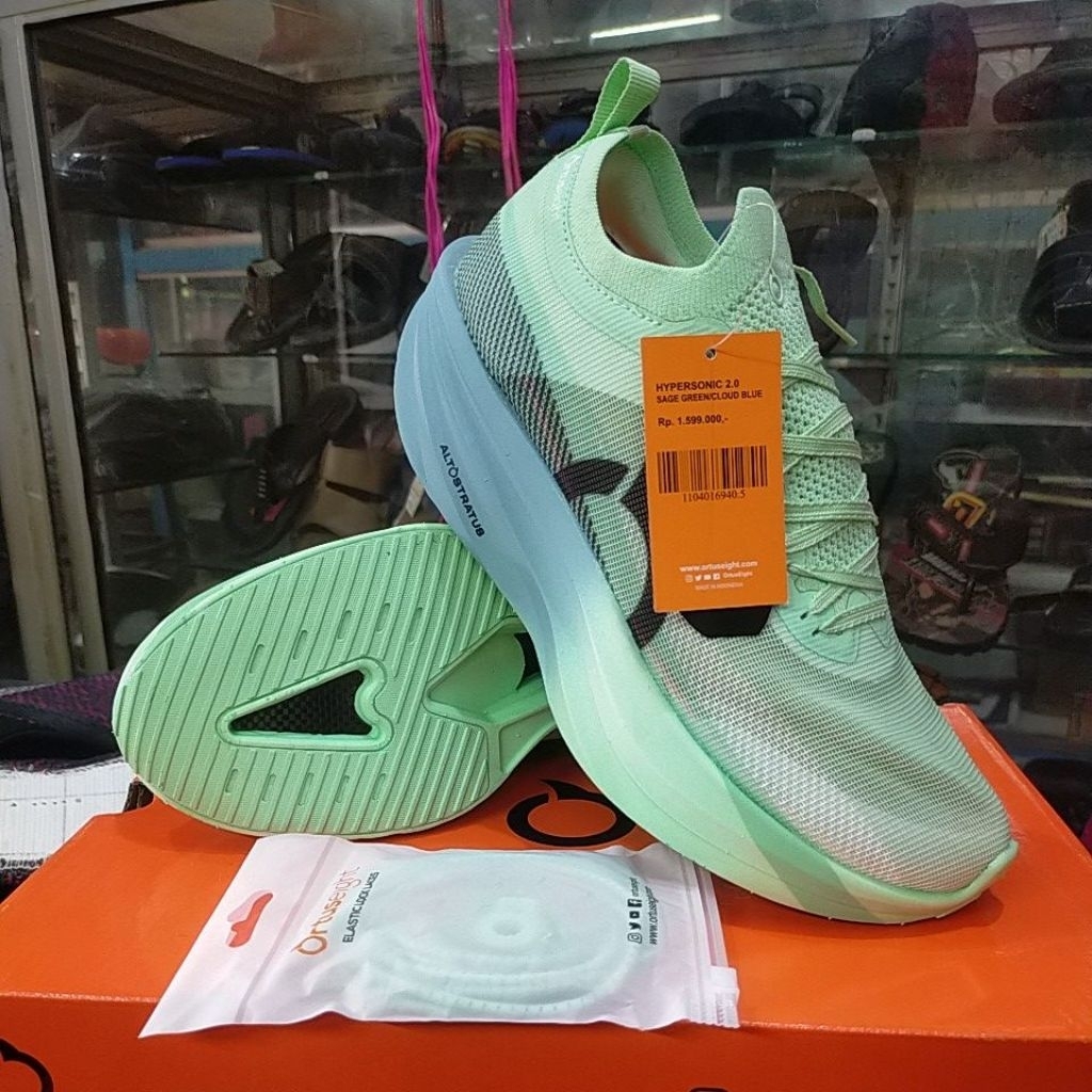 Sepatu Running Ortuseight Hypersonic 2.0 plat carbon