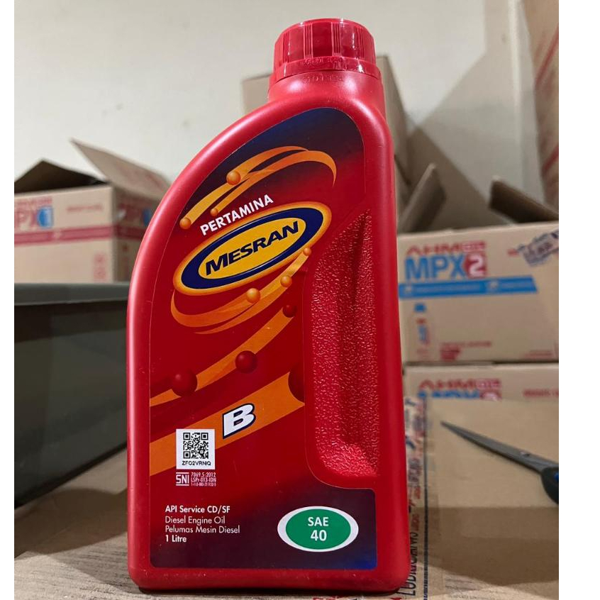 Oli Mesran B40 1Liter Oli Pertamina B 40 1L