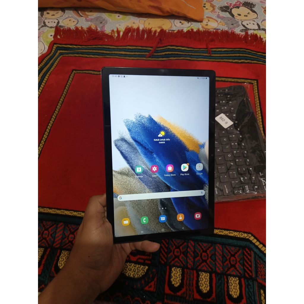 samsung tab A8 2022 4G sim 128gb X205 10.5in bonus keyboard ram 4gb 128gb resmi