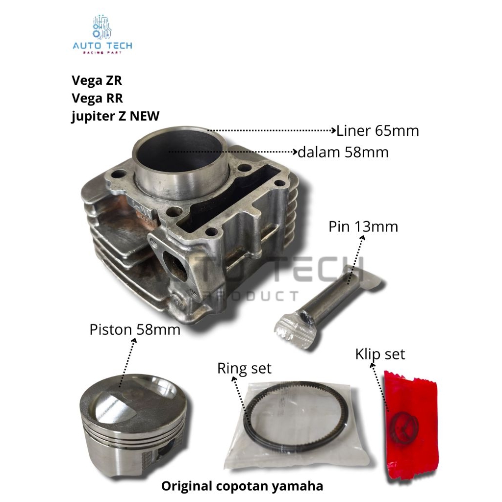 Blok bore up Vega ZR,RR,JUPITER NEW