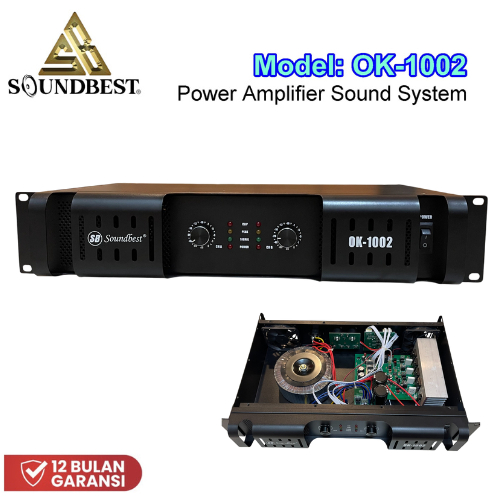 Power Amplifier Soundbest OK-1002 & OK-1001 power soundbest ok1002 , ok1001